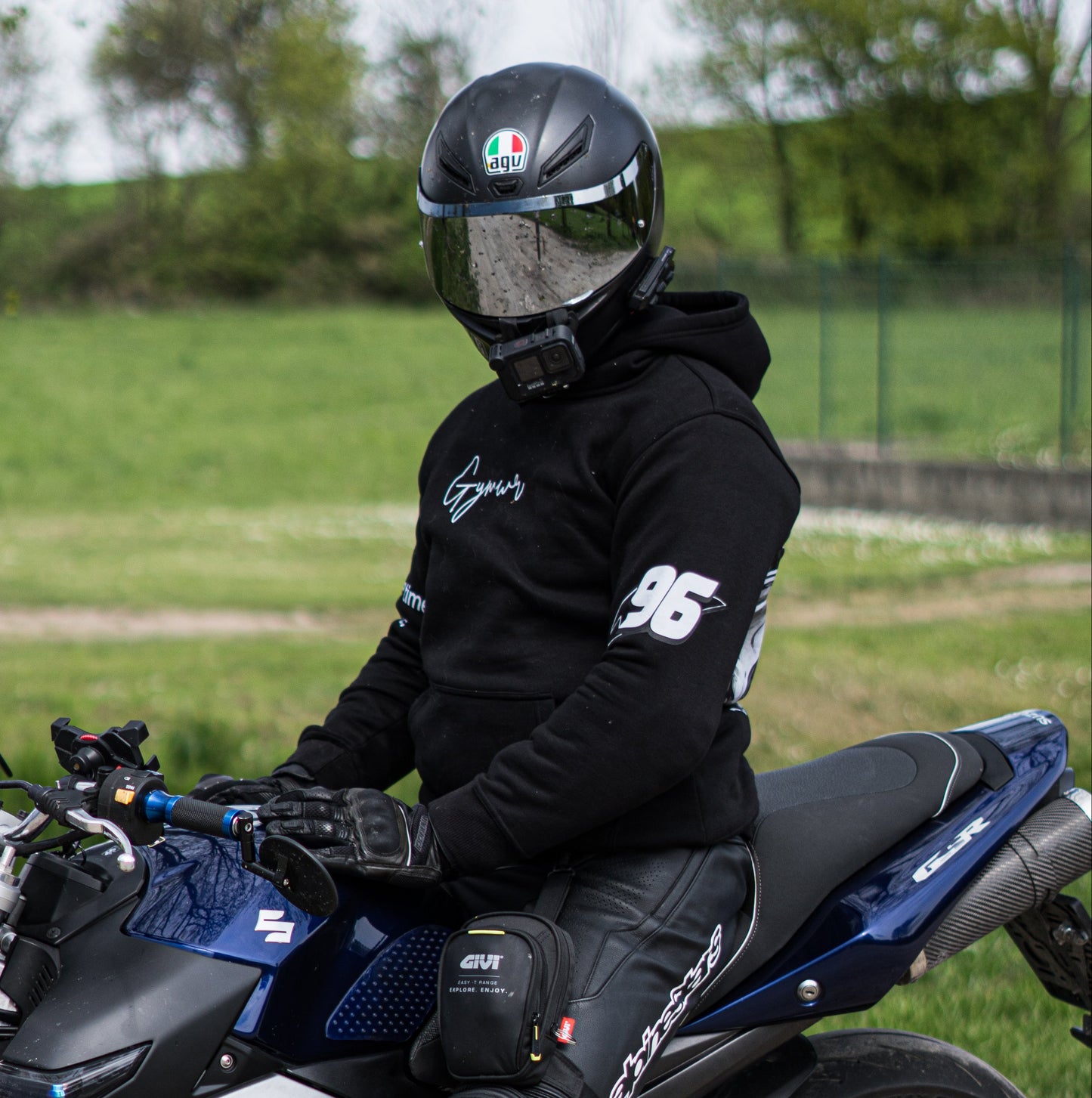 Oversized Merch Hoodie "schiebi_motovlogs"