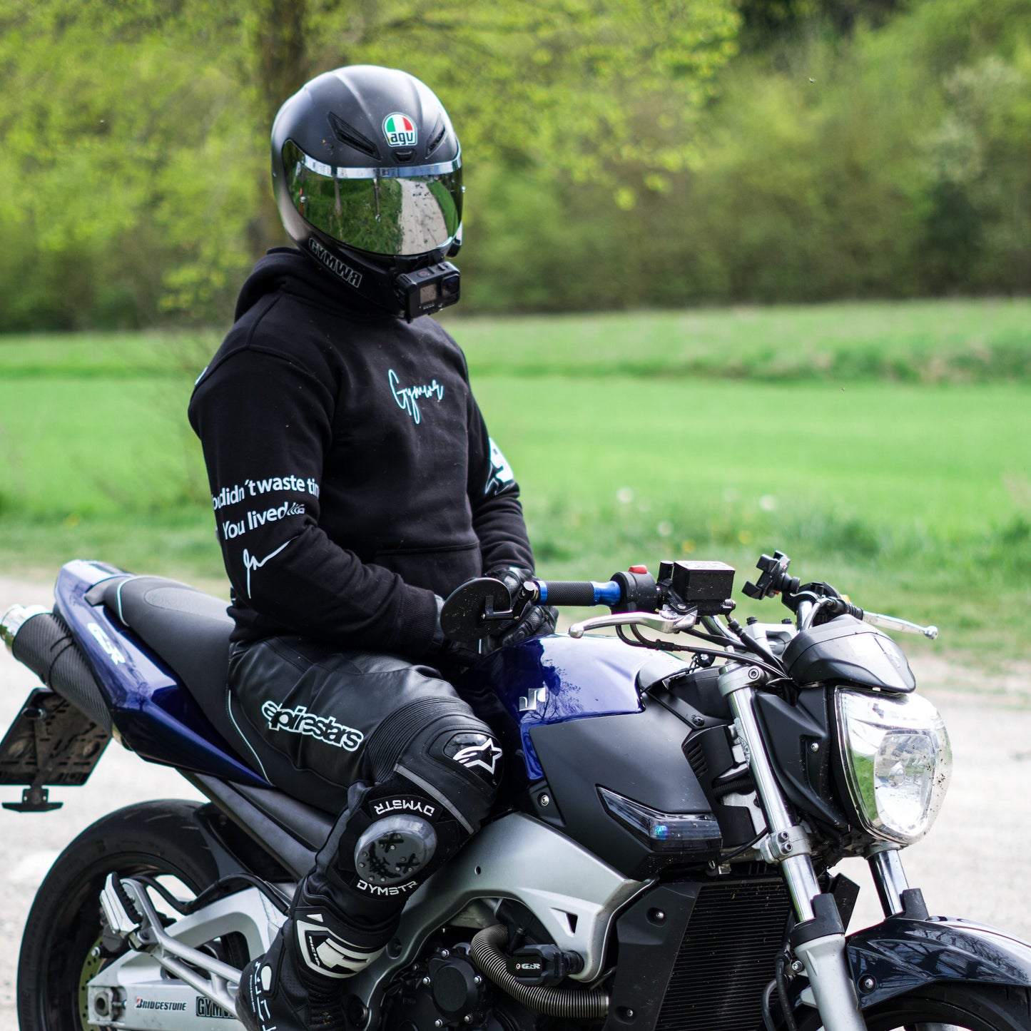 Oversized Merch Hoodie  "schiebi_motovlogs"